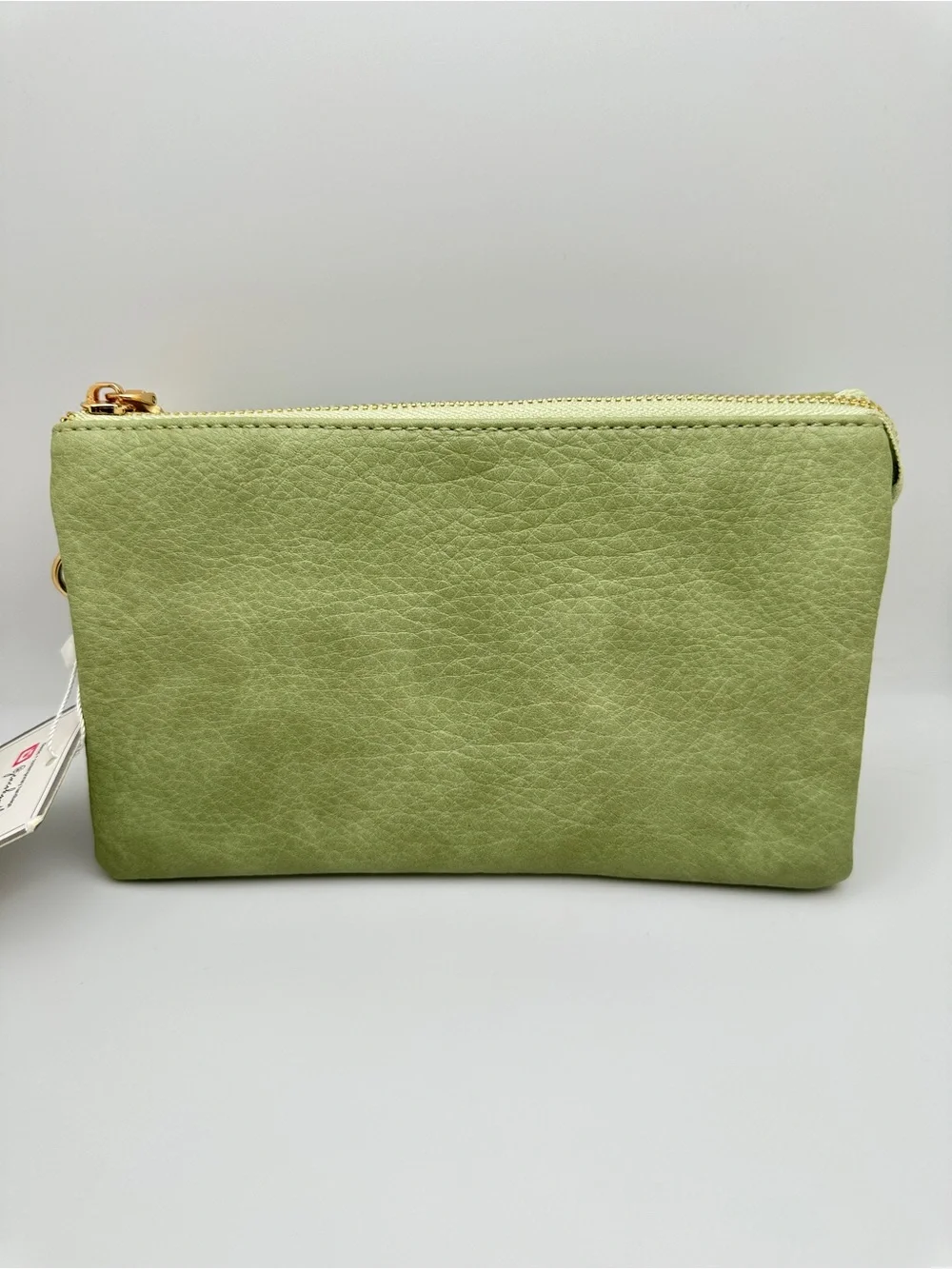 Jen & Co Riley mint sage vegan Leather Crossbody bag Wristlet Clutch
